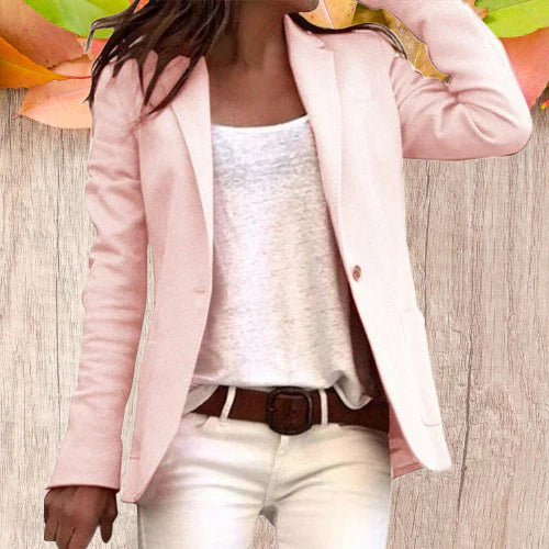 Drune | Revers Knopf schlanke lange Ärmel Damen Blazer