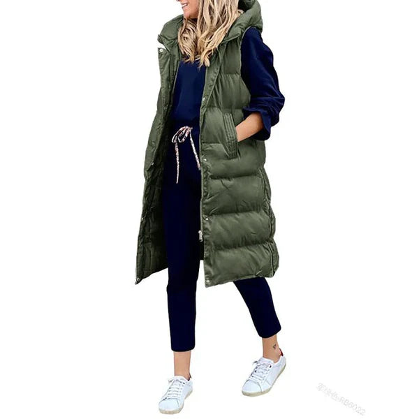 Drune BAUMWOLLE LANGER MANTEL ÄRMELLOS LOSE JACKE