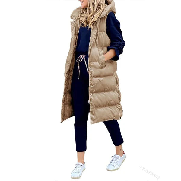 Drune BAUMWOLLE LANGER MANTEL ÄRMELLOS LOSE JACKE