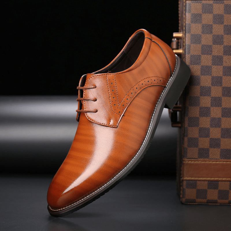 Drune | Stilvolle Herren Schuhe Schnürschuhe Mit Brogue Details