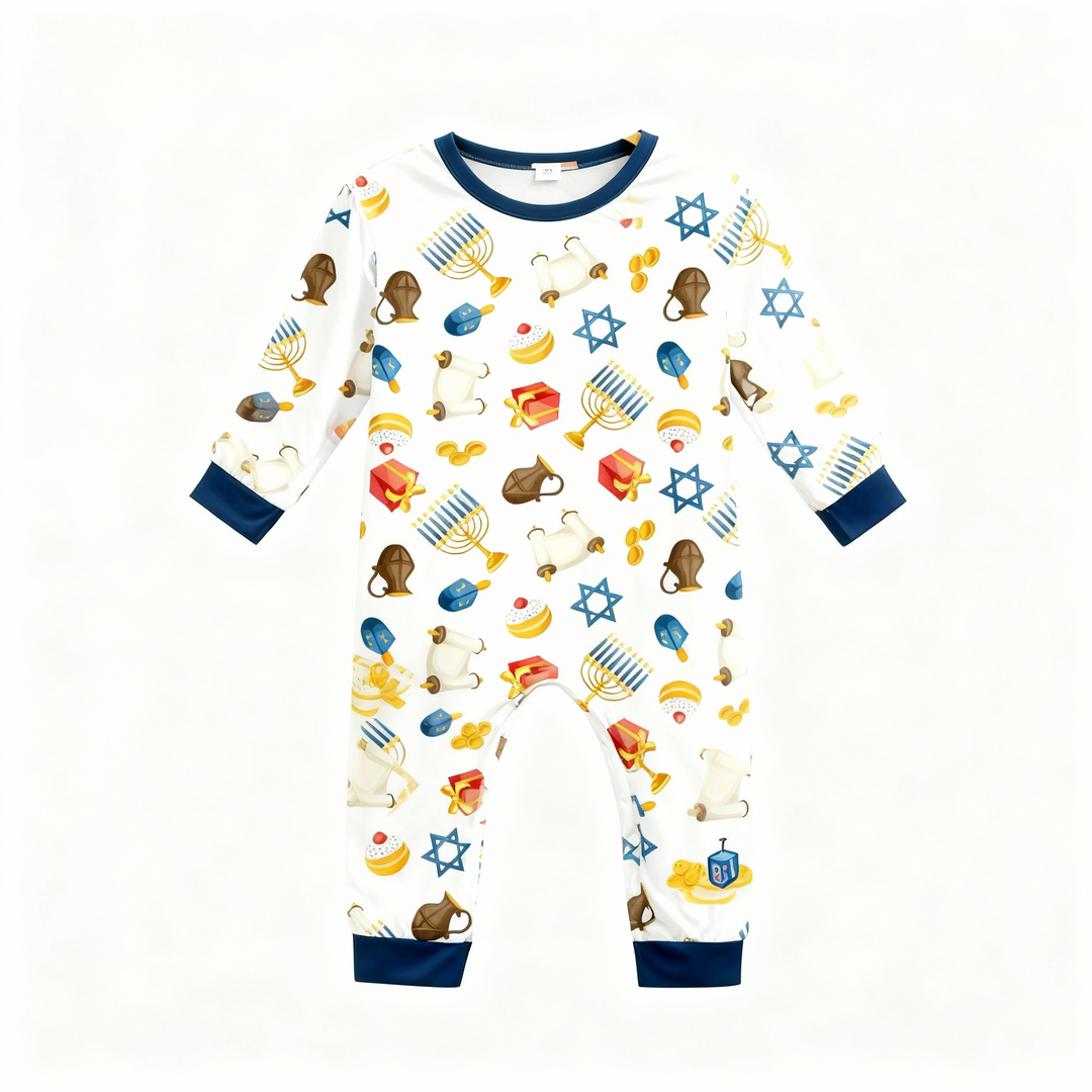 Drune | Familie Langarm Hanukkah Pyjama Set