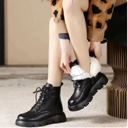 Drune | Gepolsterte Stiefel mit Dicken Sohlen