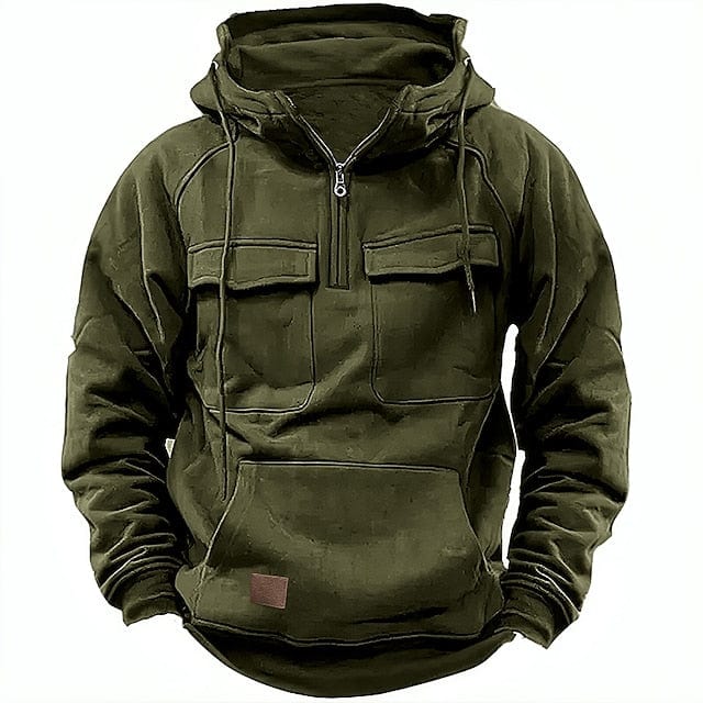 Drune | Winter-Hoodie für Männer Warm