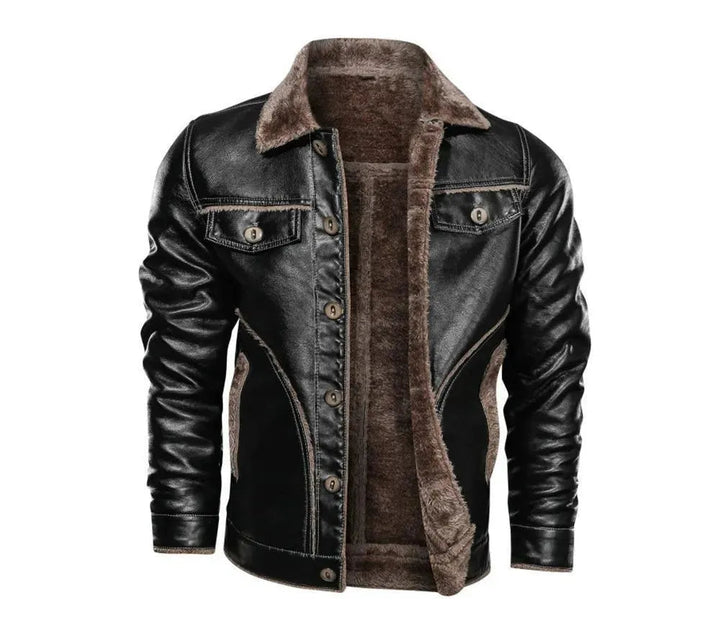 Drune | Johny Leder Motorradjacke für Männer