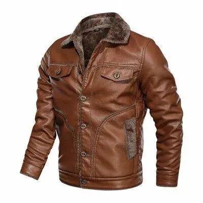 Drune | Johny Leder Motorradjacke für Männer
