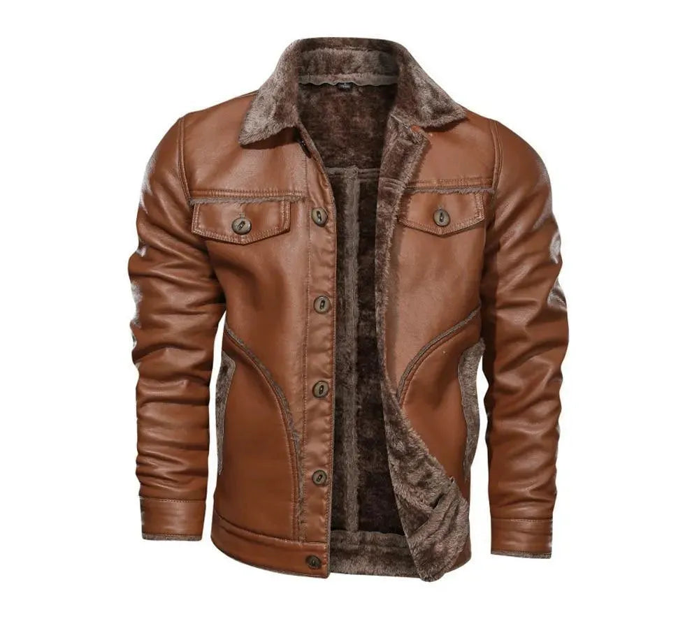 Drune | Johny Leder Motorradjacke für Männer