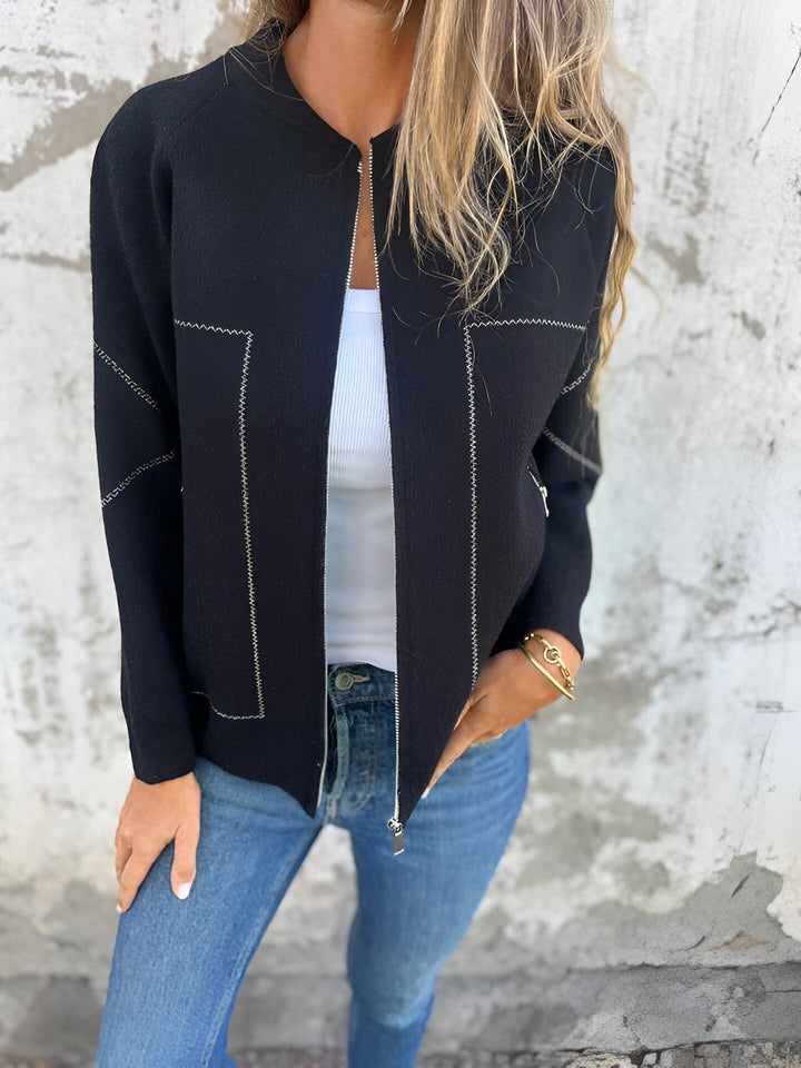 Drune | Stitch Bomberjacke - Leichtgewichtiger Komfort - Wesentliches für lässiges Layering