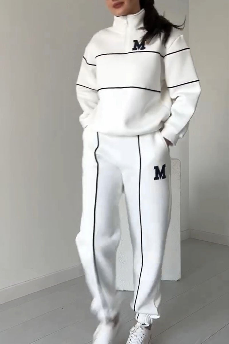 Drune | Zweiteiler Set - Pullover & Hose - Weich & Bequem - Baumwollmischung für Herbst & Winter