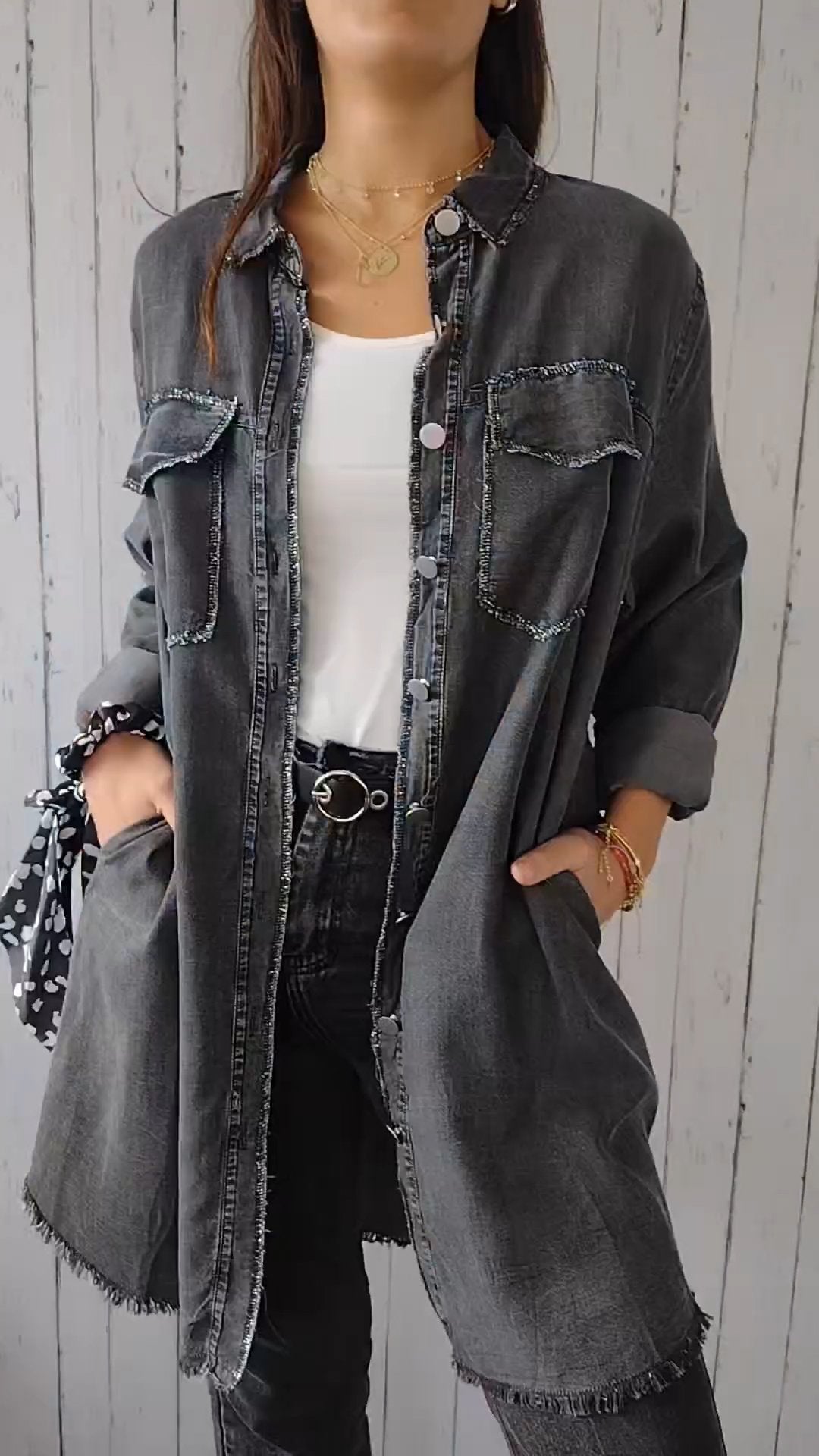 Drune | Bequeme Denimjacke