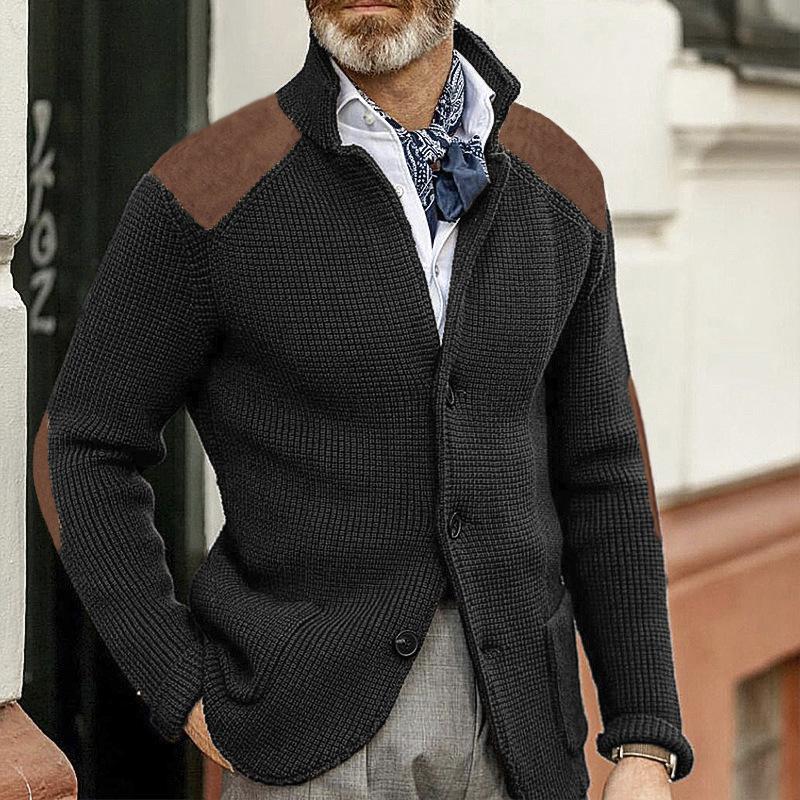 Drune | Strickjacke Wollmischung Robust und Klassisch