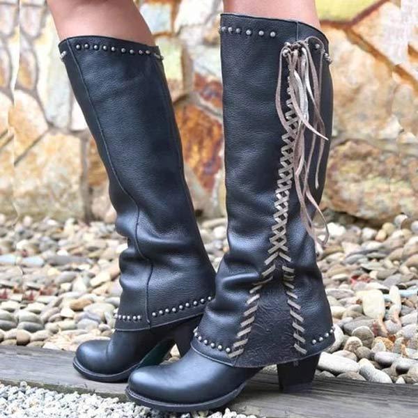 Drune | Rund Zehen Stiefel
