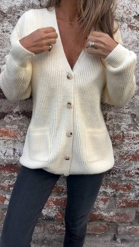 Drune | Strickjacke mit Knöpfen Weicher Komfort Zeitloses Design