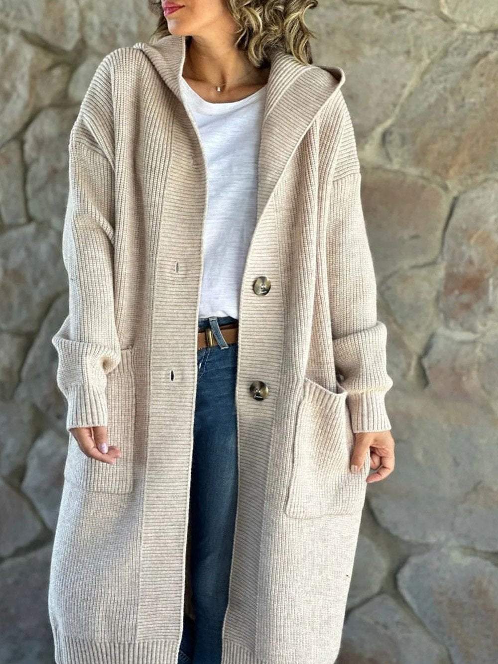 Drune | Strick Hoodie Jacke für Frauen Herbst Edition