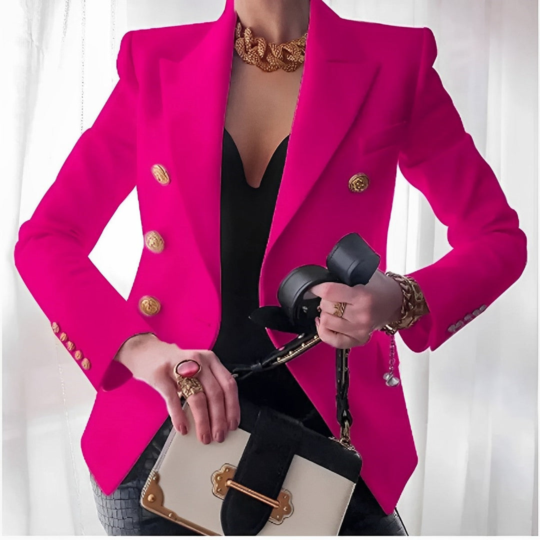 Drune | Geld Eleganter Blazer für Damen