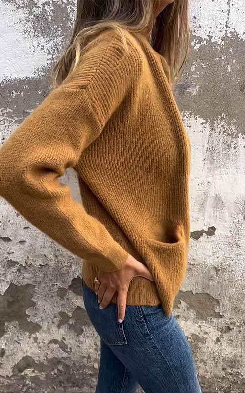 Drune | Superweiche, Warme Strickjacke Mit Reißverschluss