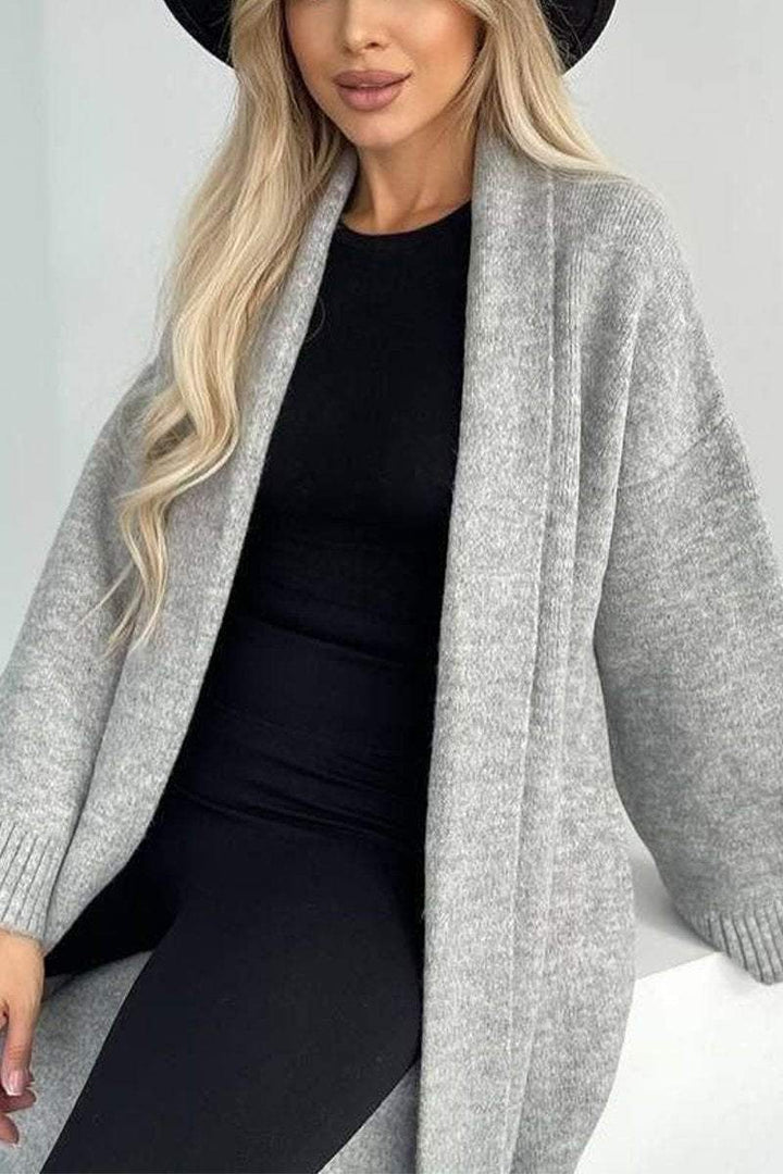 Drune | Lange Strickcardigan Weich und Warm Zeitloses Design