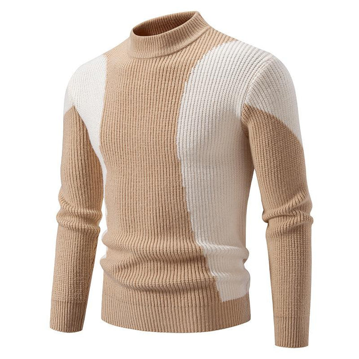 Drune | Strickpullover mit Kontrastmuster Modern und Warm