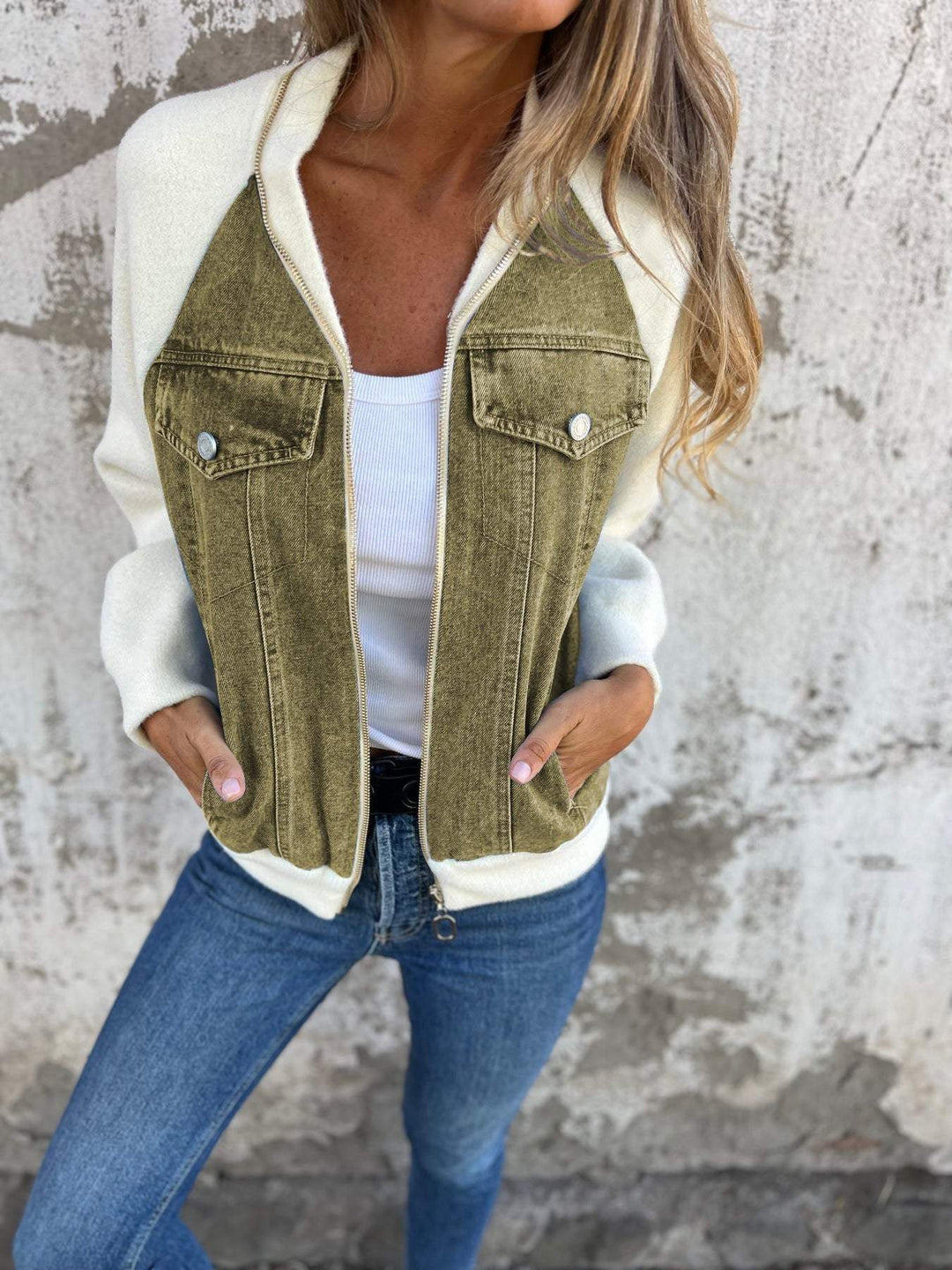 Drune - Moderne Trendy Jeansjack