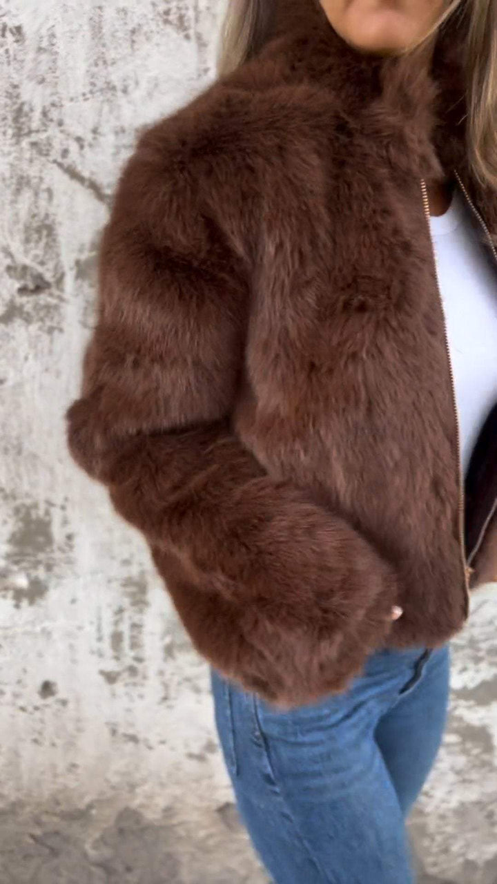 Drune | Wintermantel für Damen Beige Warm und Bequem