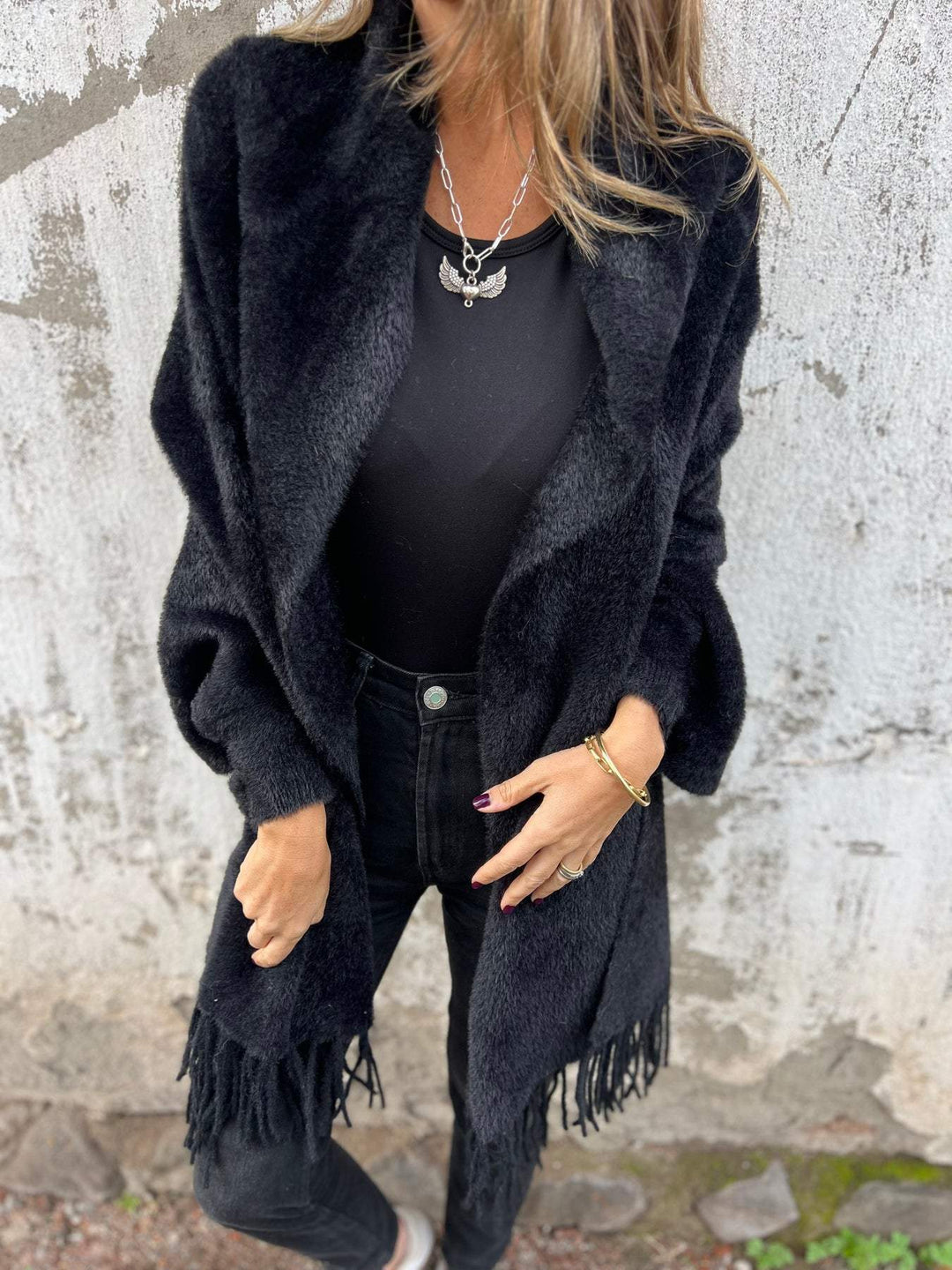 Drune | Langärmelige Strickjacke