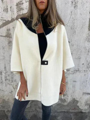 Drune | Stehkragenjacke mit halbem Reißverschluss