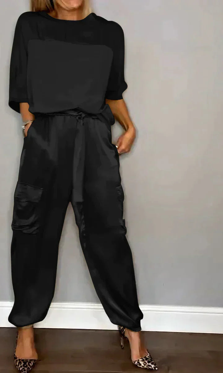 Drune | Satin Overall Anzug