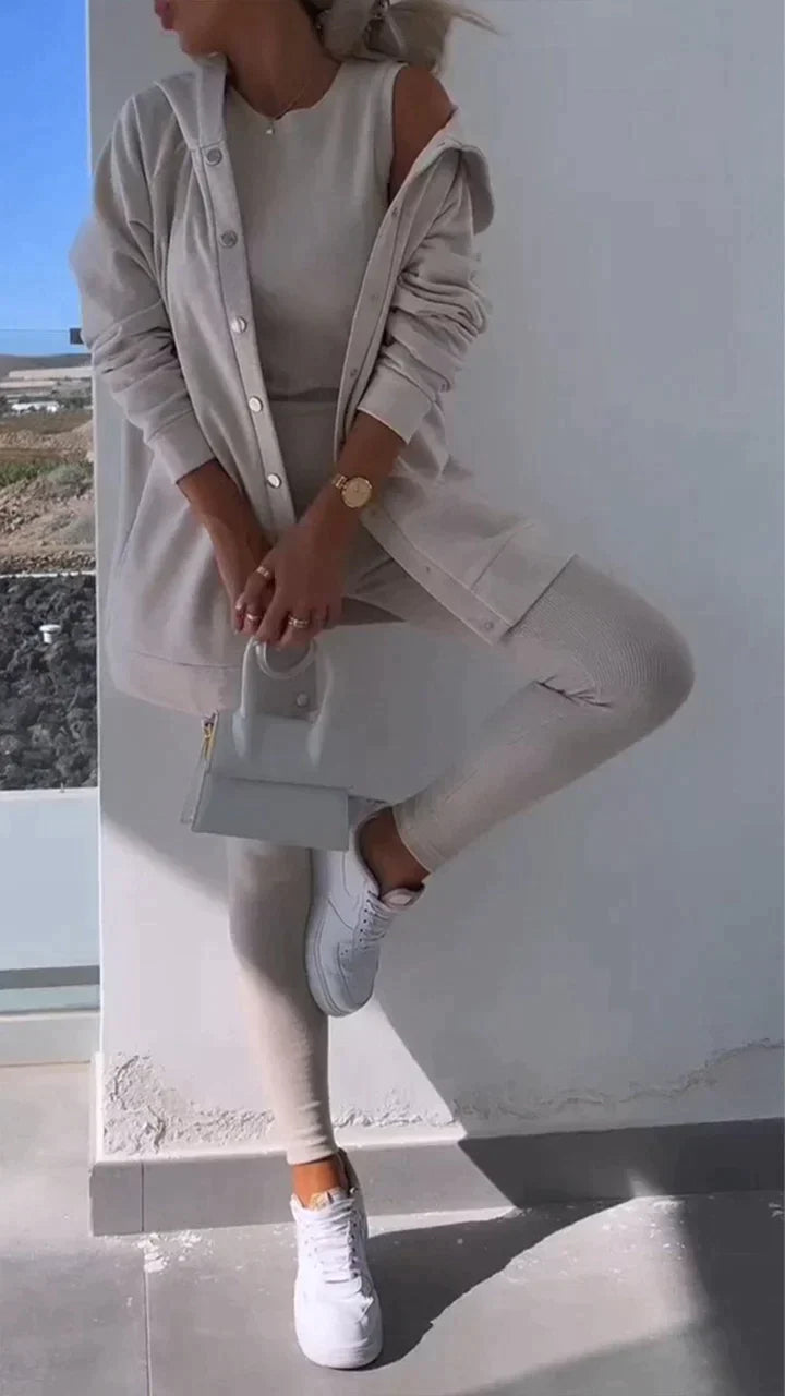 Drune | Drei Teiliger Satz Aus Kapuzennaht, Oberkörper und Hose