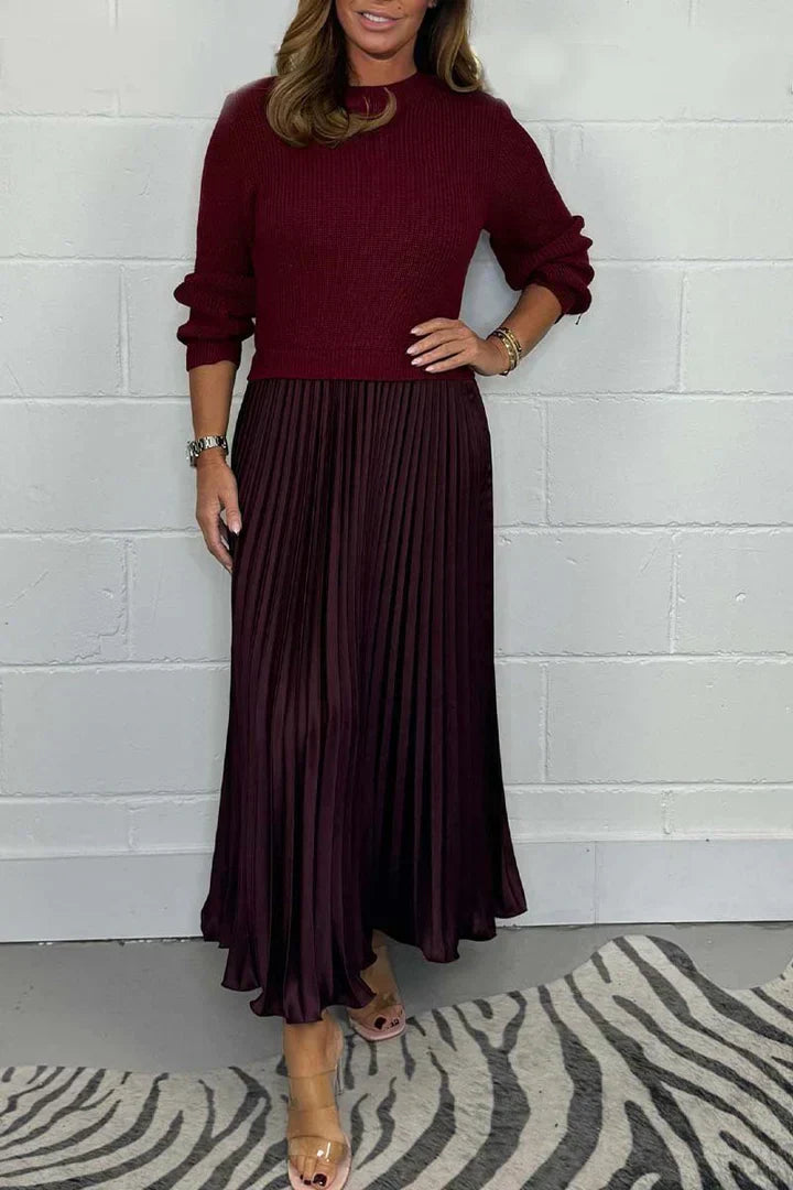 Drune | Eleganter 2-In-1-Kleid-Pullover