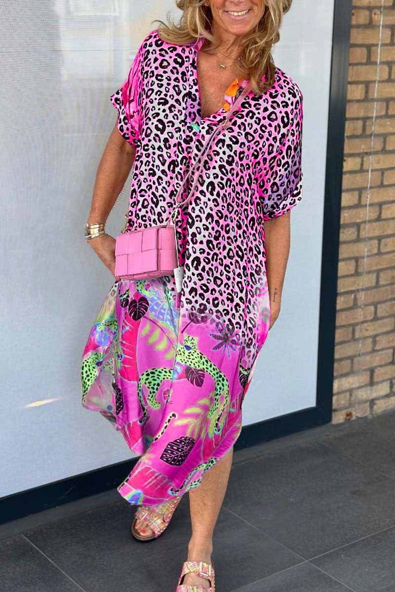 Drune | Leopard Print Kleid Für Damen