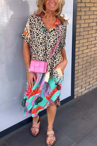 Drune | Leopard Print Kleid Für Damen