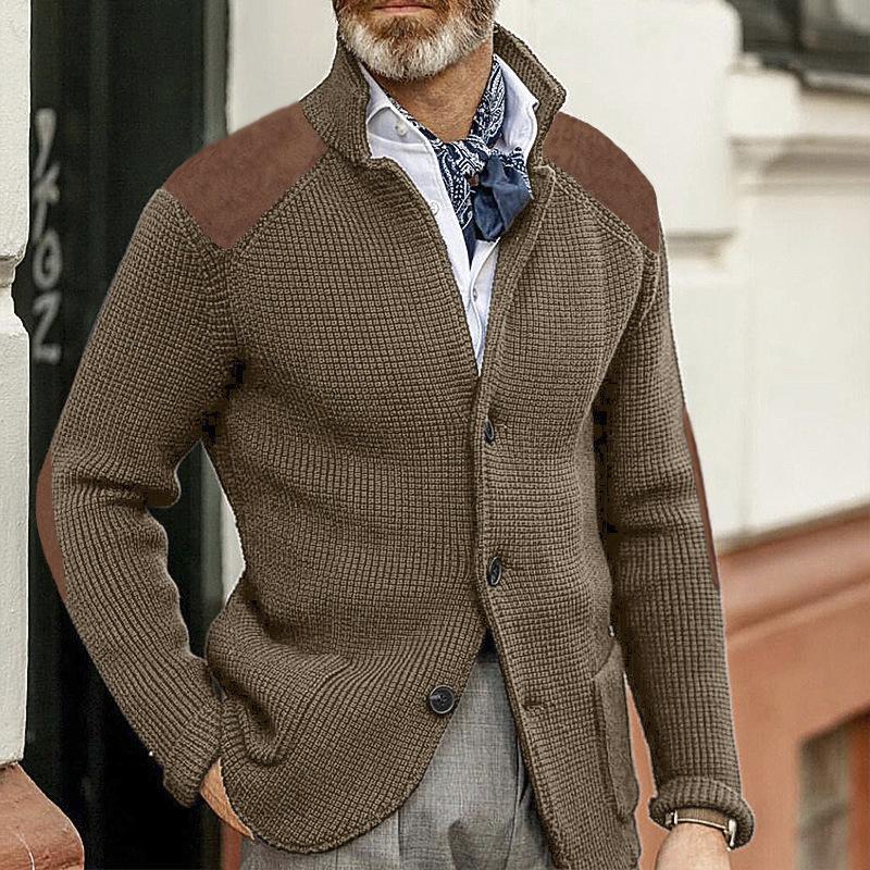Drune | Strickjacke Wollmischung Robust und Klassisch