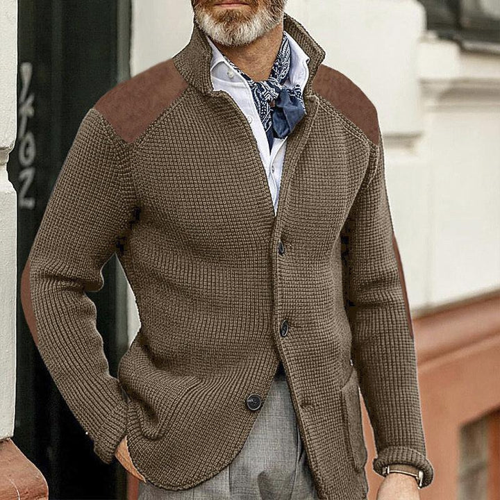 Drune | Strickjacke Wollmischung Robust und Klassisch