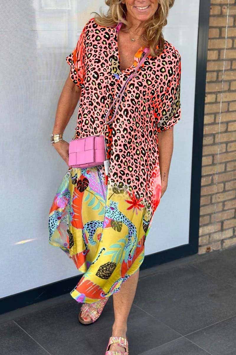 Drune | Leopard Print Kleid Für Damen