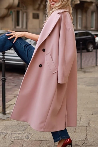 Drune | Lange Jacke mit Doppelknopfverschluss Eleganter Schnitt Zeitloses Design