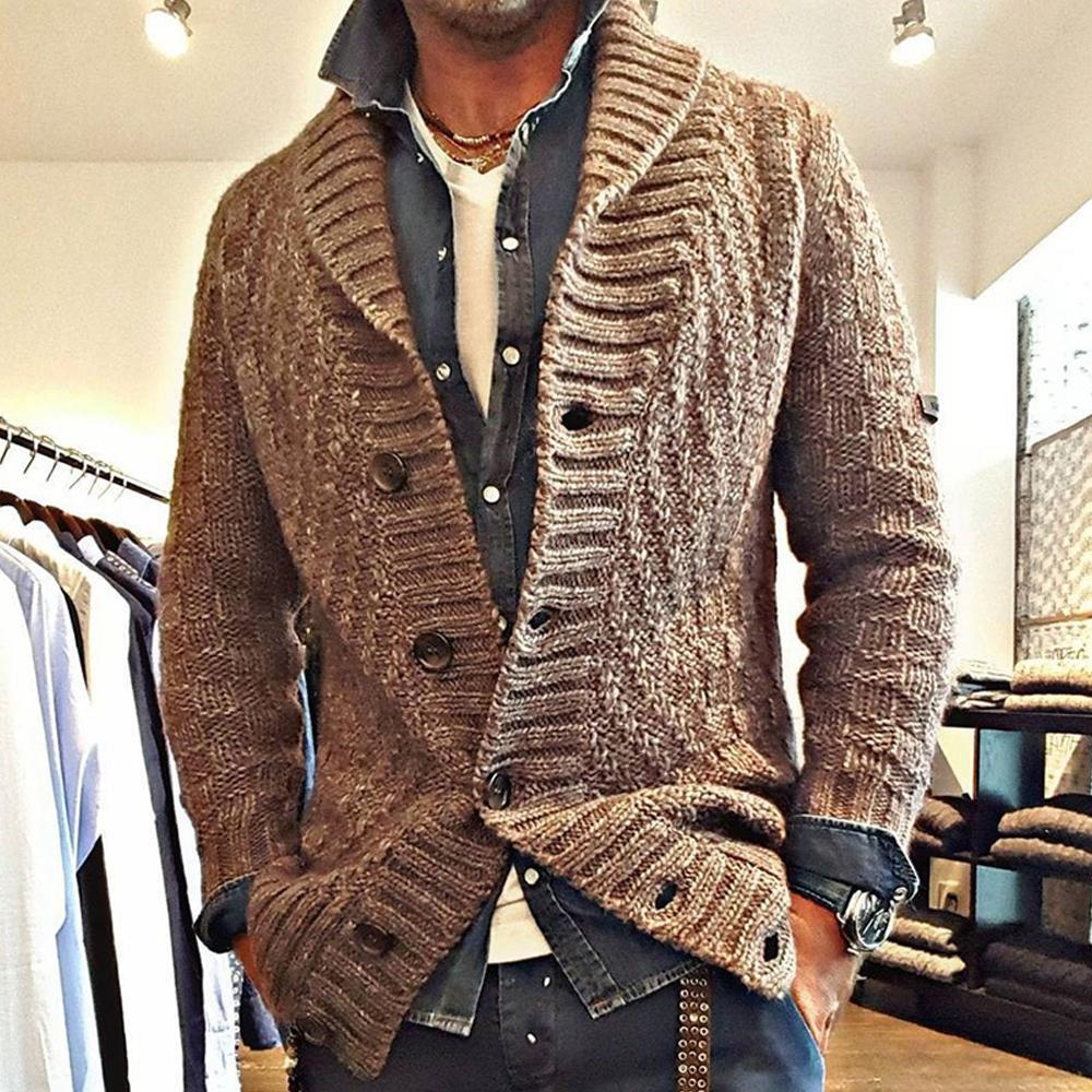Drune | Bequeme Rever Strickjacke