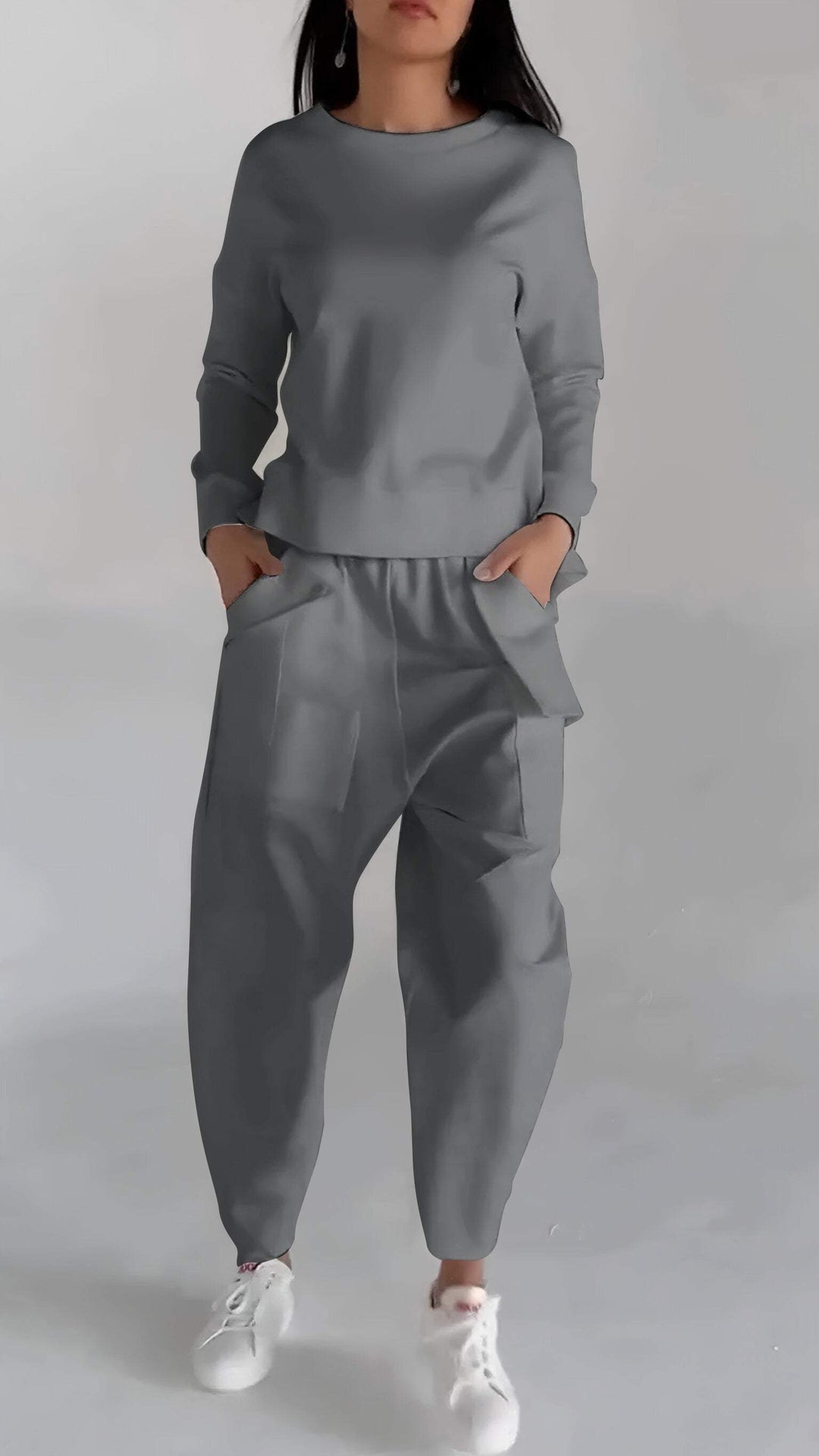 Drune | Funktionales Damensatz mit Leichtem Pullover Look