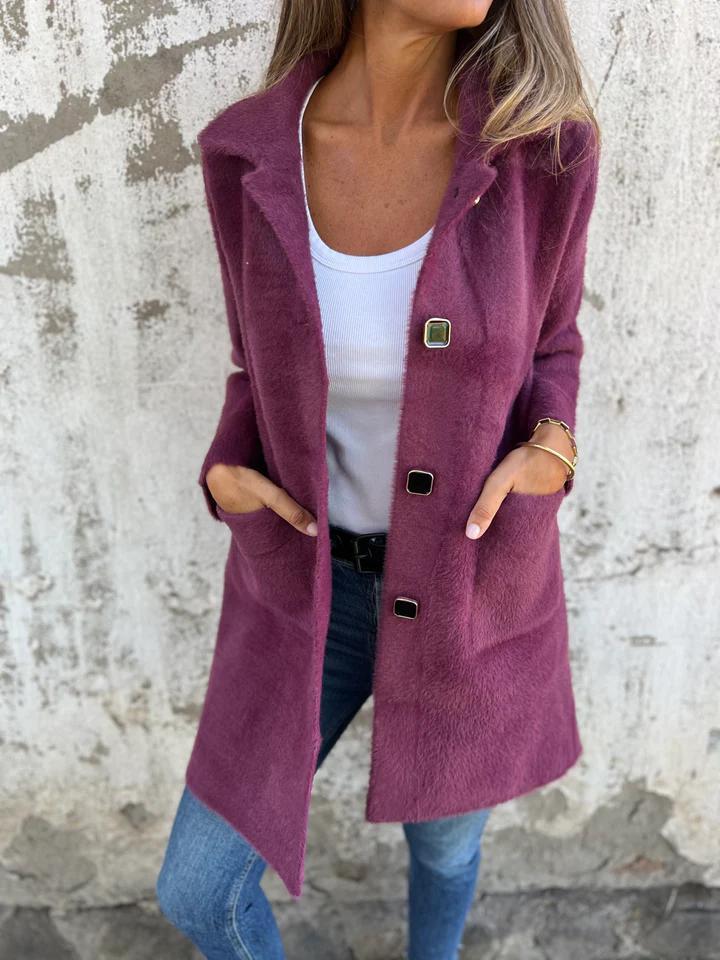 Drune | Weiche Wolljacke Zeitlose Eleganz Bequeme Passform