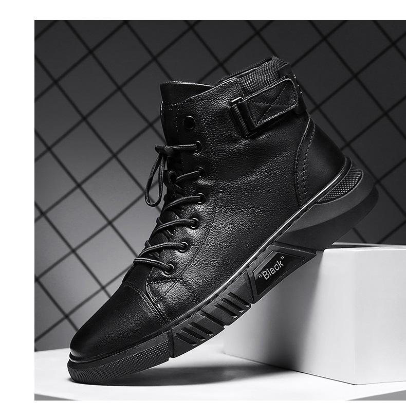 Drune | Robuste Schwarze Herrenschuhe