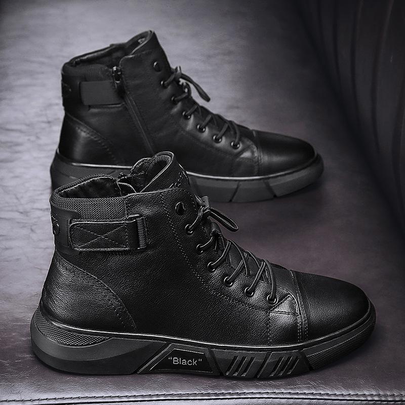 Drune | Robuste Schwarze Herrenschuhe