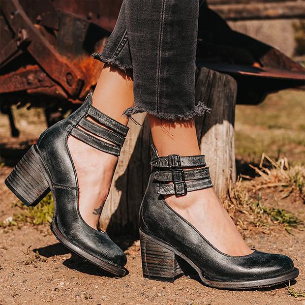 Drune | Vintage Schuhe Mit Absätzen