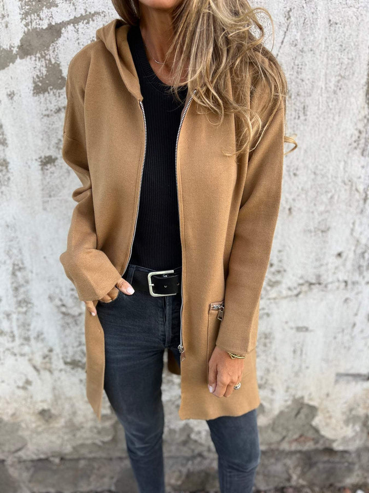 Drune | Casual Jacke Mit Rundhalsausschnitt Und Reißverschluss