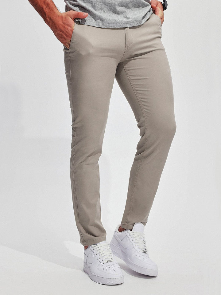 Drune | Hochwertige, Dehnbare Herren Chino Hose Aus Pflegeleichtem Baumwoll Mischgewebe