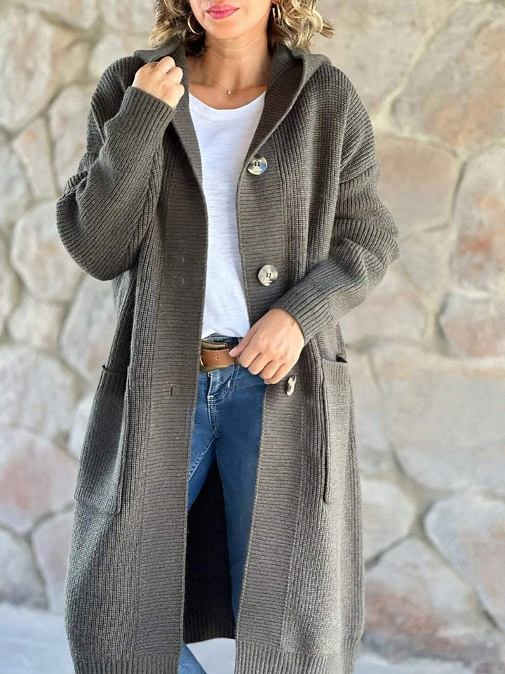 Drune | Strick Hoodie Jacke für Frauen Herbst Edition
