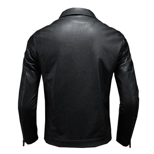 Drune | Revers Leder Bikerjacke