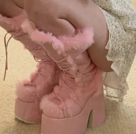 Drune | Neue Winter Frauen Schnee Stiefel Plattform  (Saison  1)