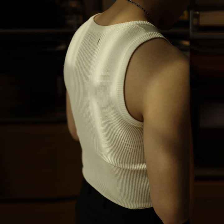 Drune | Old Money Gestricktes Tanktop