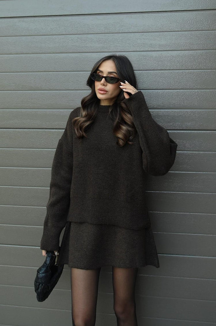 Drune | Elegantes Sweater-Rock-Set