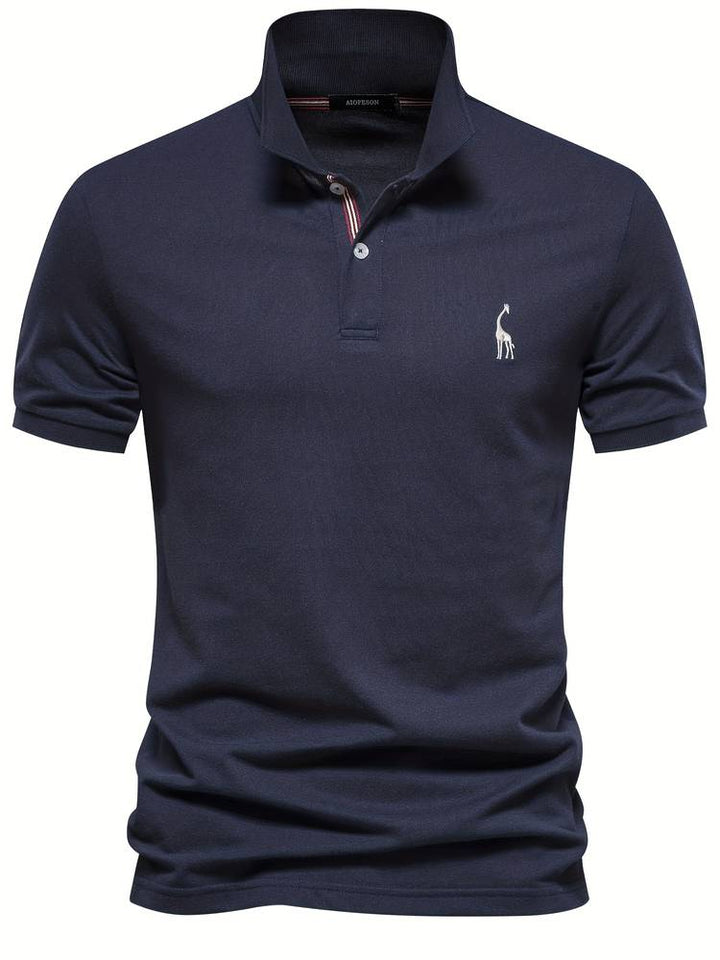 Drune | Poloshirt Aus Reiner Baumwolle für Einen Sportlich-Lässigen Look