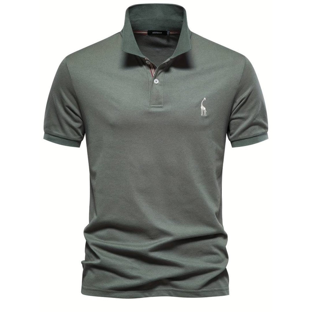 Drune | Poloshirt Aus Reiner Baumwolle für Einen Sportlich-Lässigen Look