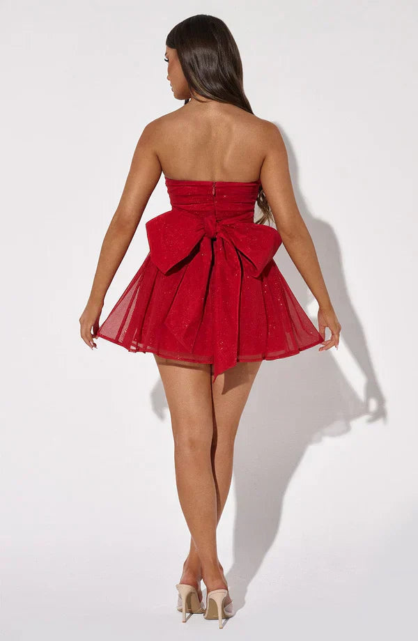 Drune | Sexy Trägerloses Minikleid